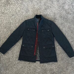 Men's Quilted Navy Ted Baker Coat